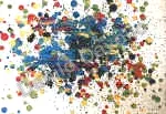 Space acceleration, 1993, Olio su cartone