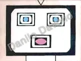 Televisionary child, 1991, Olio su tela