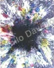 Black hole, 1993, Olio su cartone