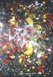 Fireworks, 1998, Olio su cartone
