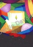 Life and death II, 1998, Olio su tela