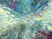 Abyss of infinite space v. Wolf - the waves p. 186, 2014, Olio su cartone