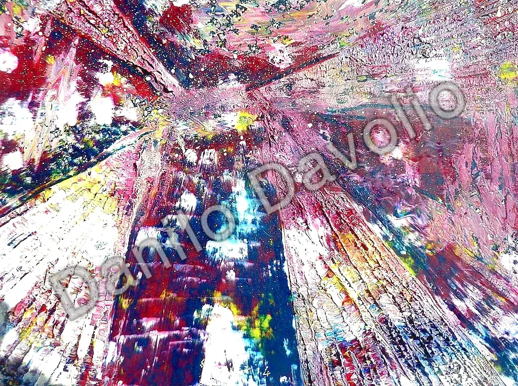 Abyss without bottom, 2014, Olio su cartone