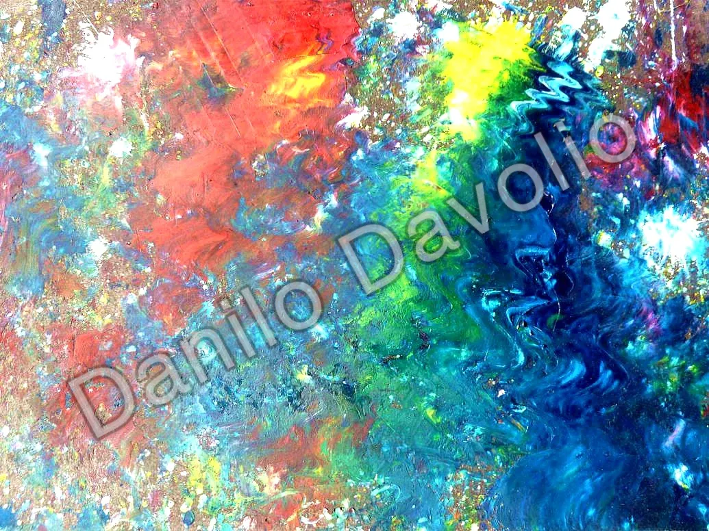 The edge of reality, 2016, Olio su cartone