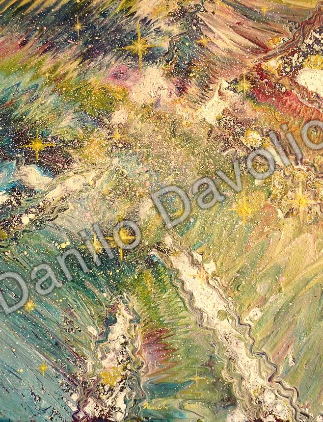 Beyond our senses, 2011, Olio su cartone