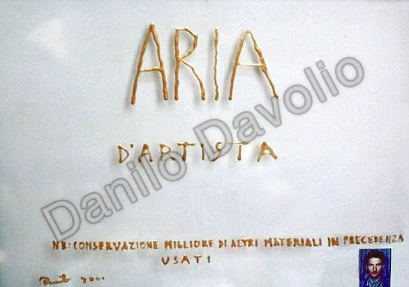 Artist's air, 2001, dipinto