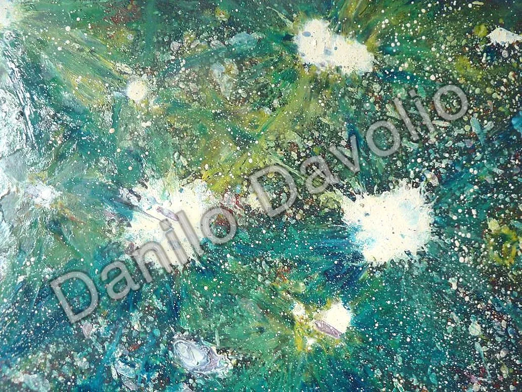 Astroglia, 2017, Olio su cartone
