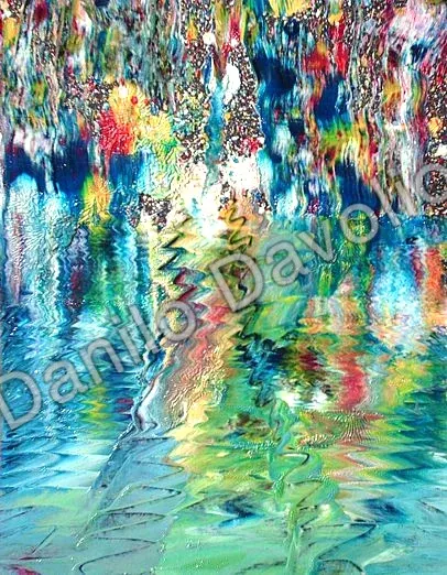 Across abysmal spaces, 2007, Olio su cartone