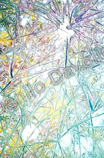 Brain IV, 2003, Olio su cartone