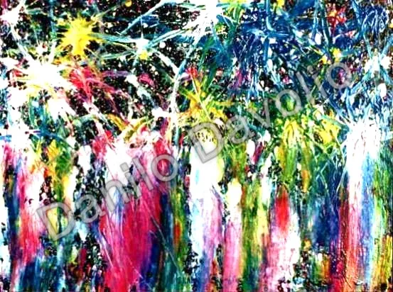 Brain, 2001, Olio su cartone