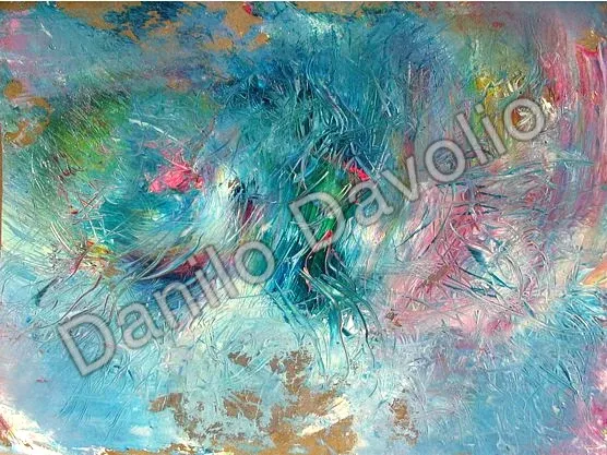 First born caos, 2007, Olio su cartone