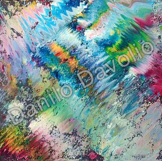 Increasing absence of space, 2007, Olio su cartone telato
