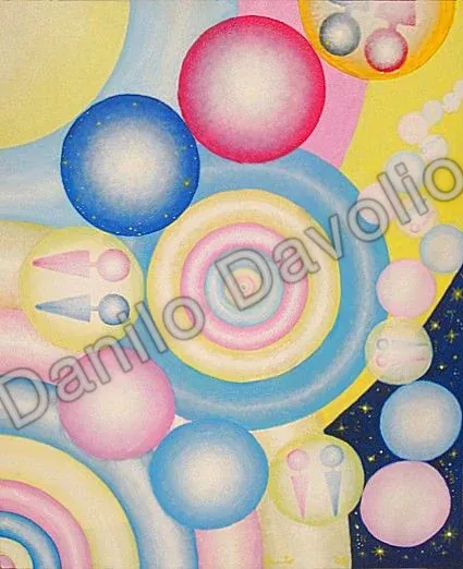 dedicated to TRACY Chevalier Xi, 2009, Olio, polvere celeste ed atmosferica su cartone telato
