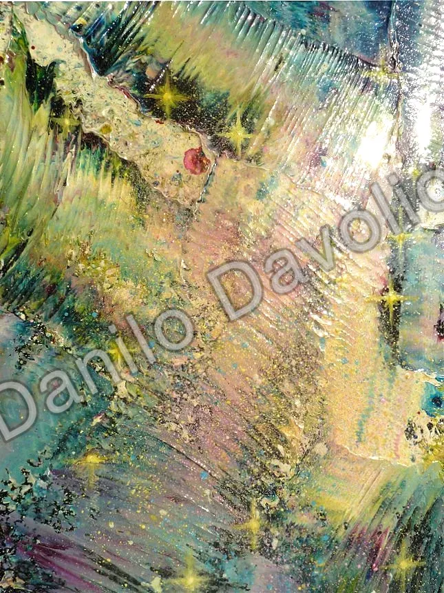 Stellar desert, 2011, Olio su cartone