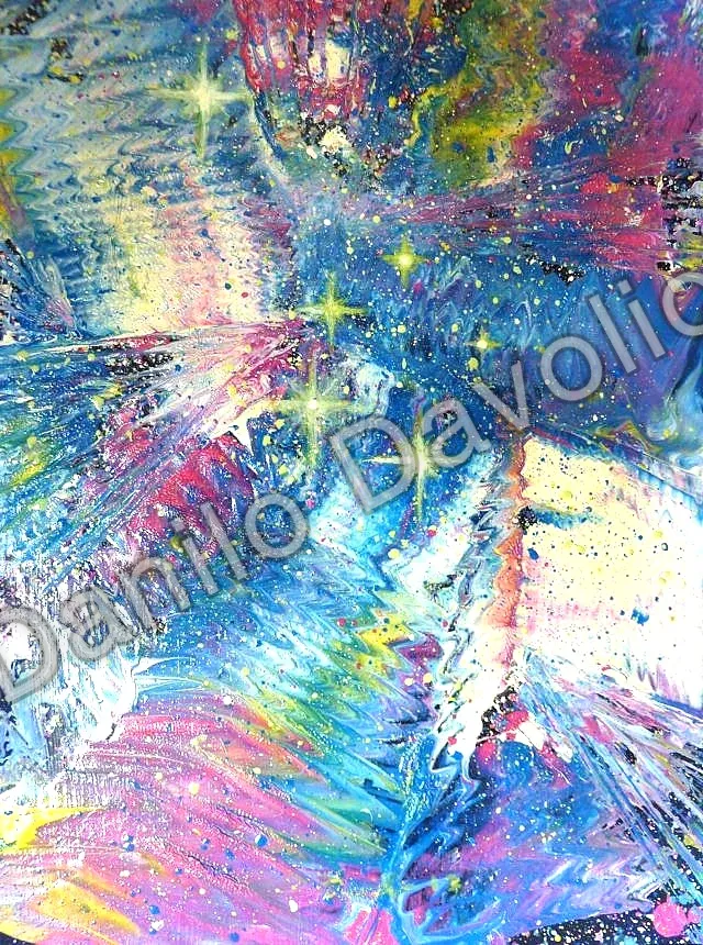 Lost in the space, 2013, Olio su cartone