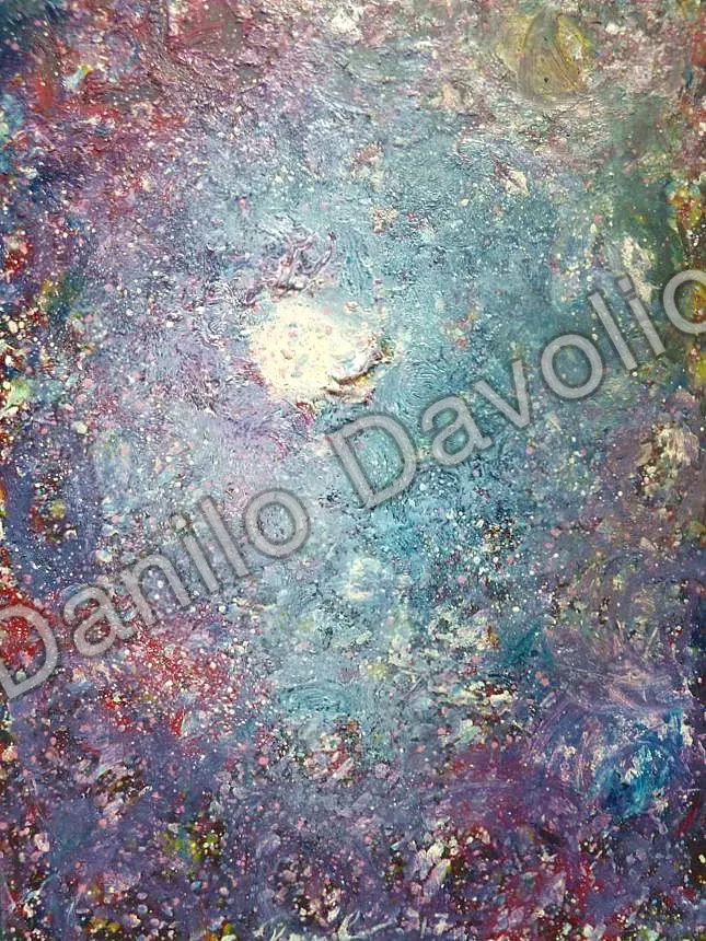 Encelado, 2017, Olio su cartone