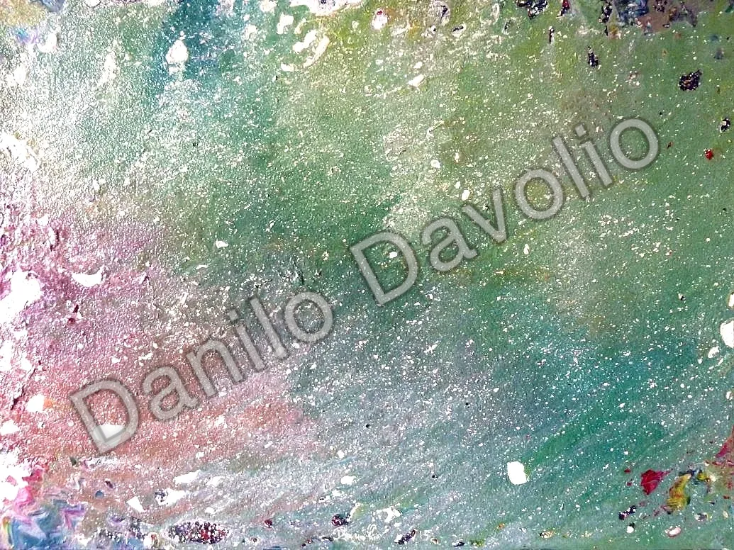 Green space, 2015, Olio su cartone