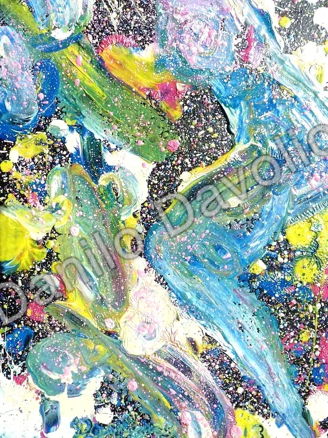 The world at its origins, 2013, Olio su cartone