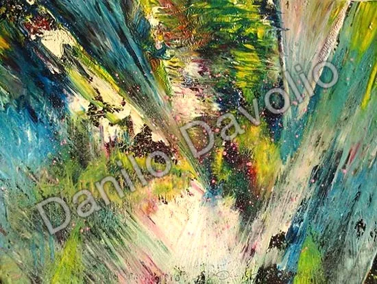 At the begin, 2008, Olio su cartone