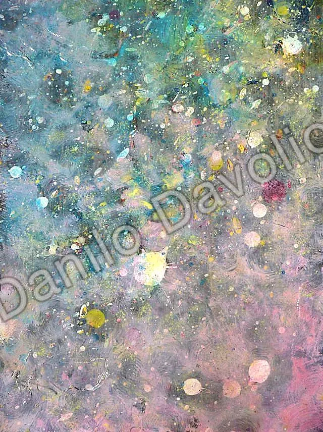 Iterations of paradisiacal color, 2016, Olio su cartone