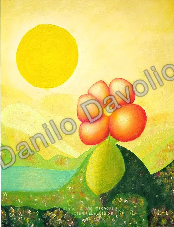 Life is a miracle VI, 2010, Olio su tela cartonata