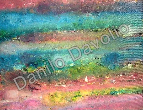 The infinite of nothing, 2008, Olio su cartone