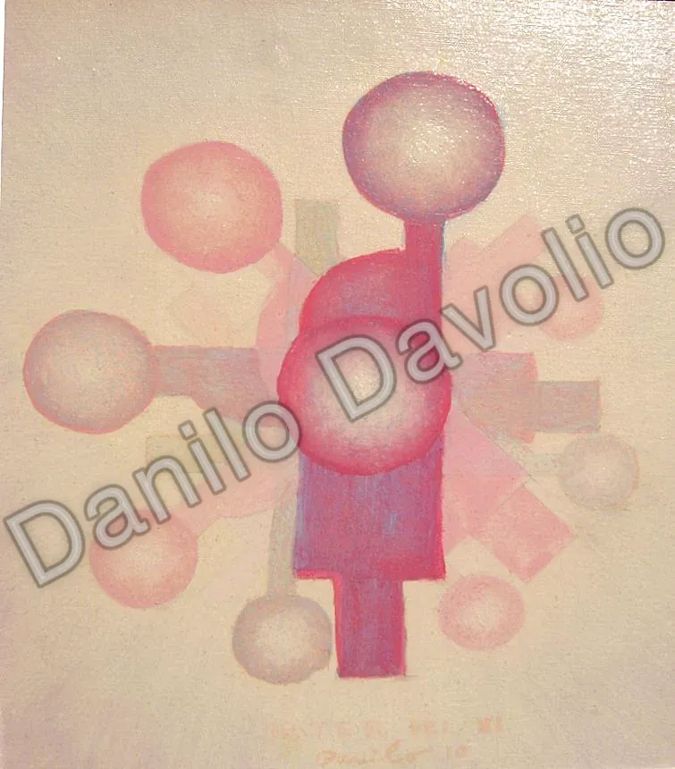 Mater dei VI, 2010, Olio su cartone telato