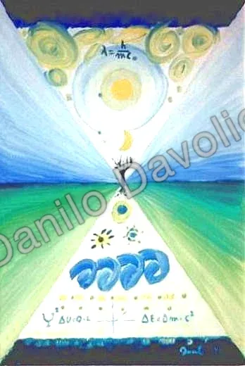 Micro macro, 1991, Olio su tela