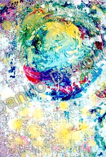 World 3003, 2003, Olio su cartone