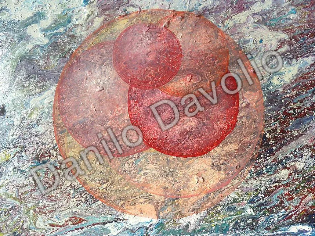 Multi universe, 2017, Olio su cartone
