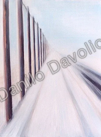 Snow III, 2005, Olio su tela