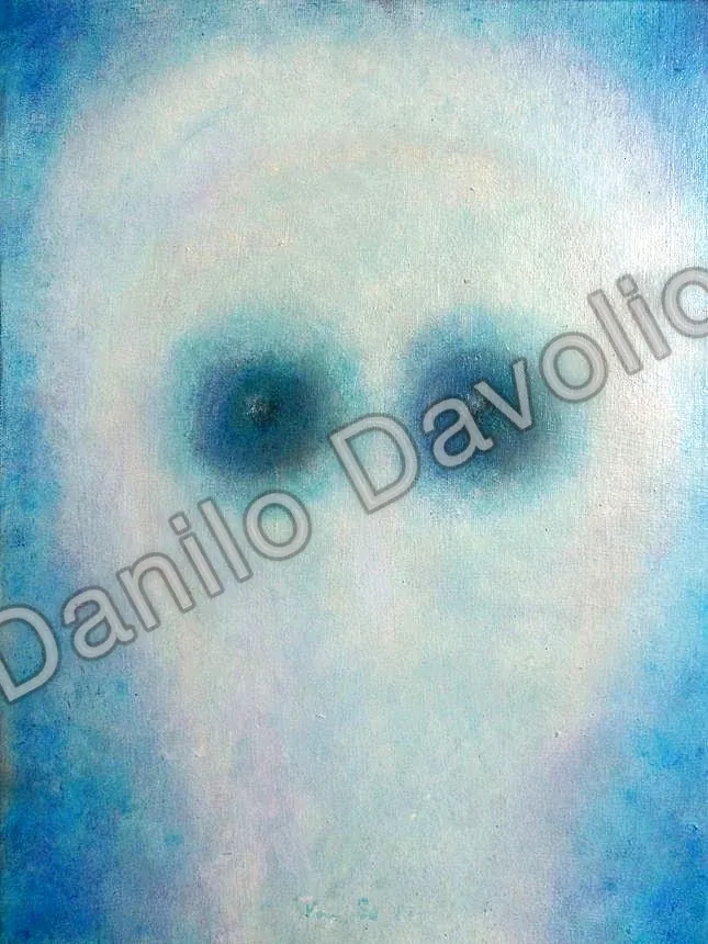 Clouds 040816, 2017, Olio su cartone telato