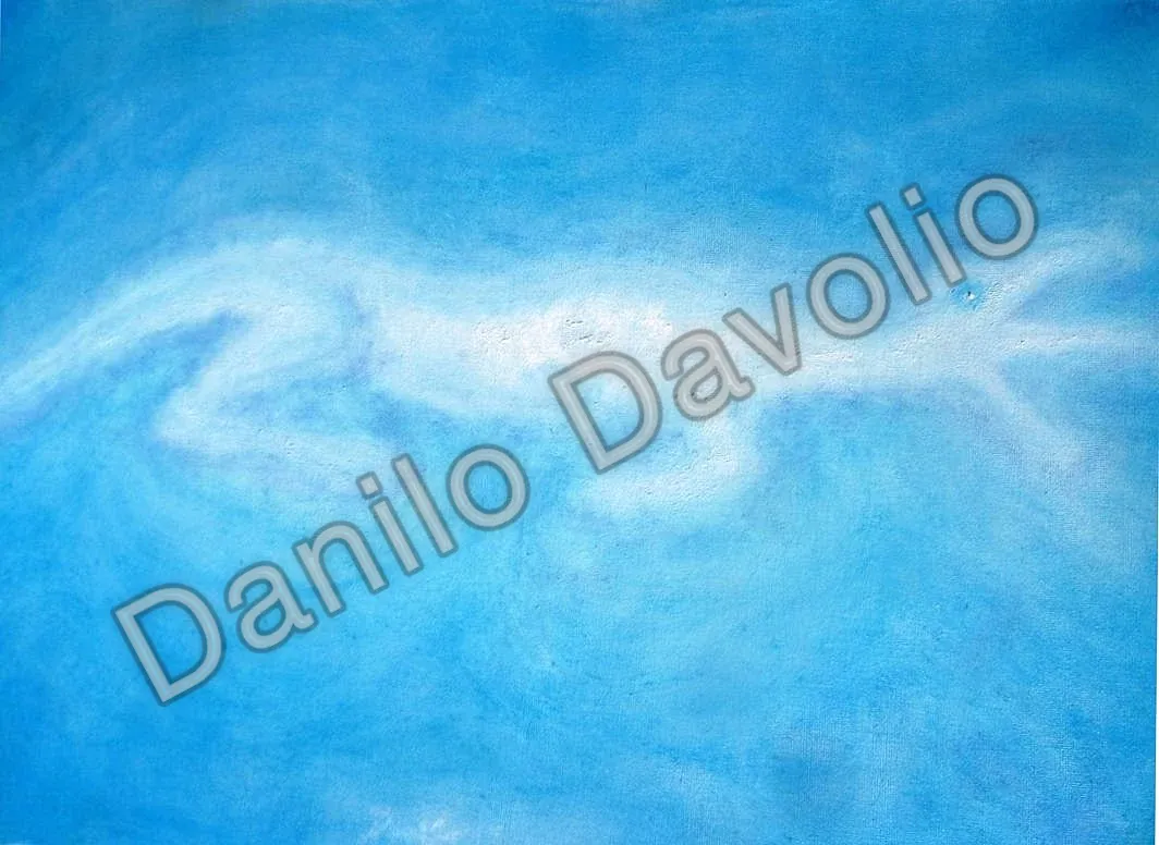 Clouds 120753, 2017, Olio su cartone telato