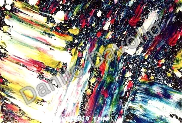 Beyond the universe, 2001, Olio su cartone