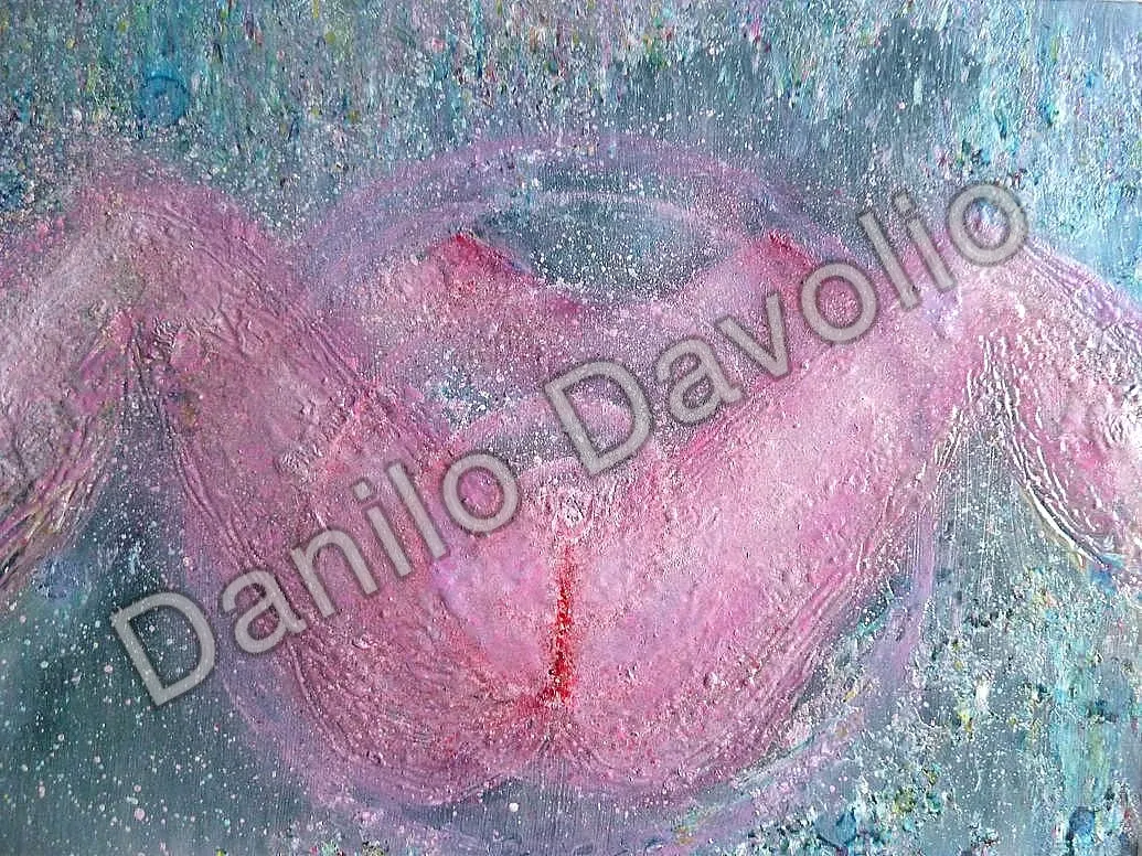 Origin of the world, 2016, Olio su cartone