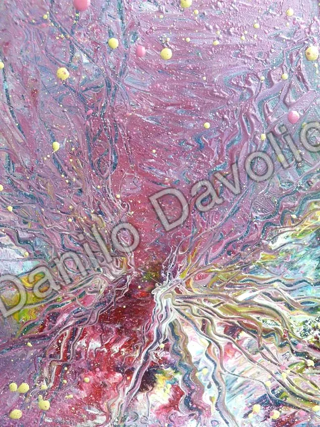 Edge of the abyss, 2016, Olio su cartone