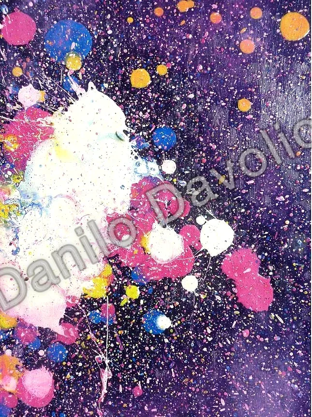 Pearl of creation, 2013, Olio su cartone