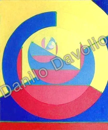 Relativity with a mistake, 1993, Olio su tela
