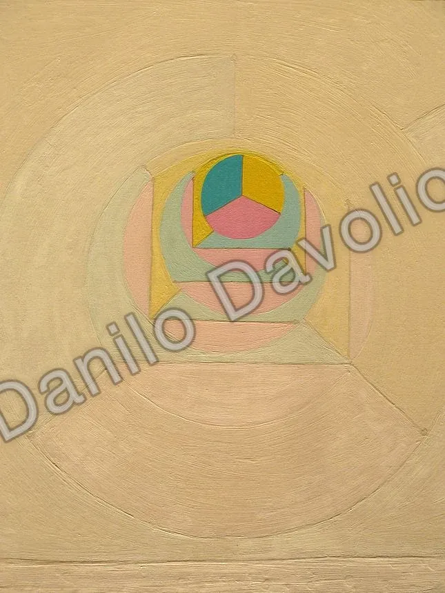 Relativity 4, 2011, Olio su cartone telato