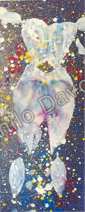 Sign of the virgin, 2012, Olio su legno