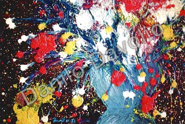 Untitled II, 2001, Olio su cartone