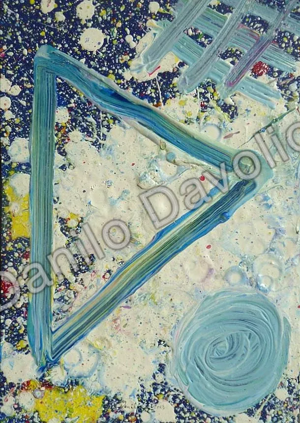 Modern symbol, 2013, Olio su cartone