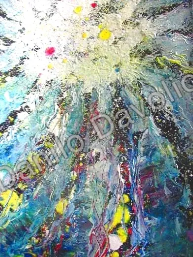 Solaris star, 2008, Olio su cartone telato