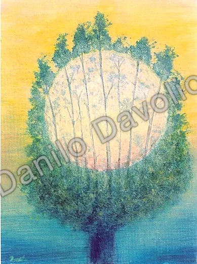 Sun II, 2005, Olio su tela