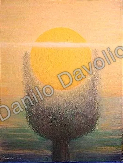 SUN lll, 2006, Olio su tela