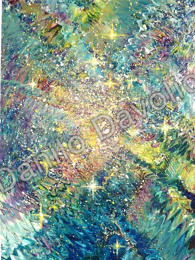 Star spaces, 2011, Olio su cartone