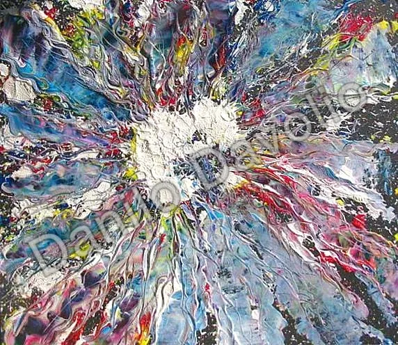 Star XII, 2008, Olio su cartone