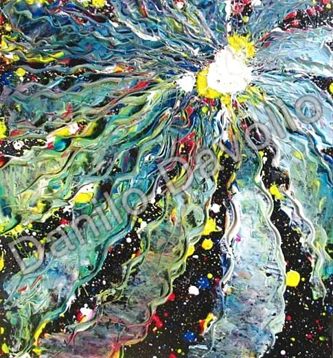 Star XV, 2008, Olio su cartone