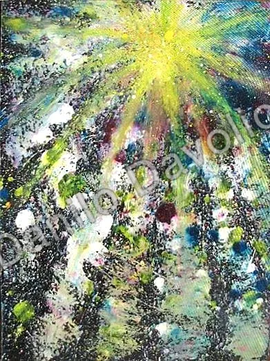 Star XVII, 2008, Olio su cartone
