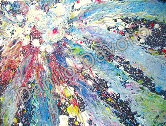 Star XVIII, 2008, Olio su cartone